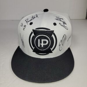 I Prevail Rock Band White and Black Snapback Hat